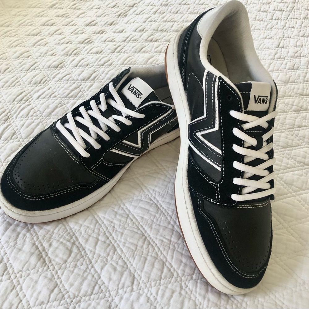 Vans Black & White Low-Top Sneakers